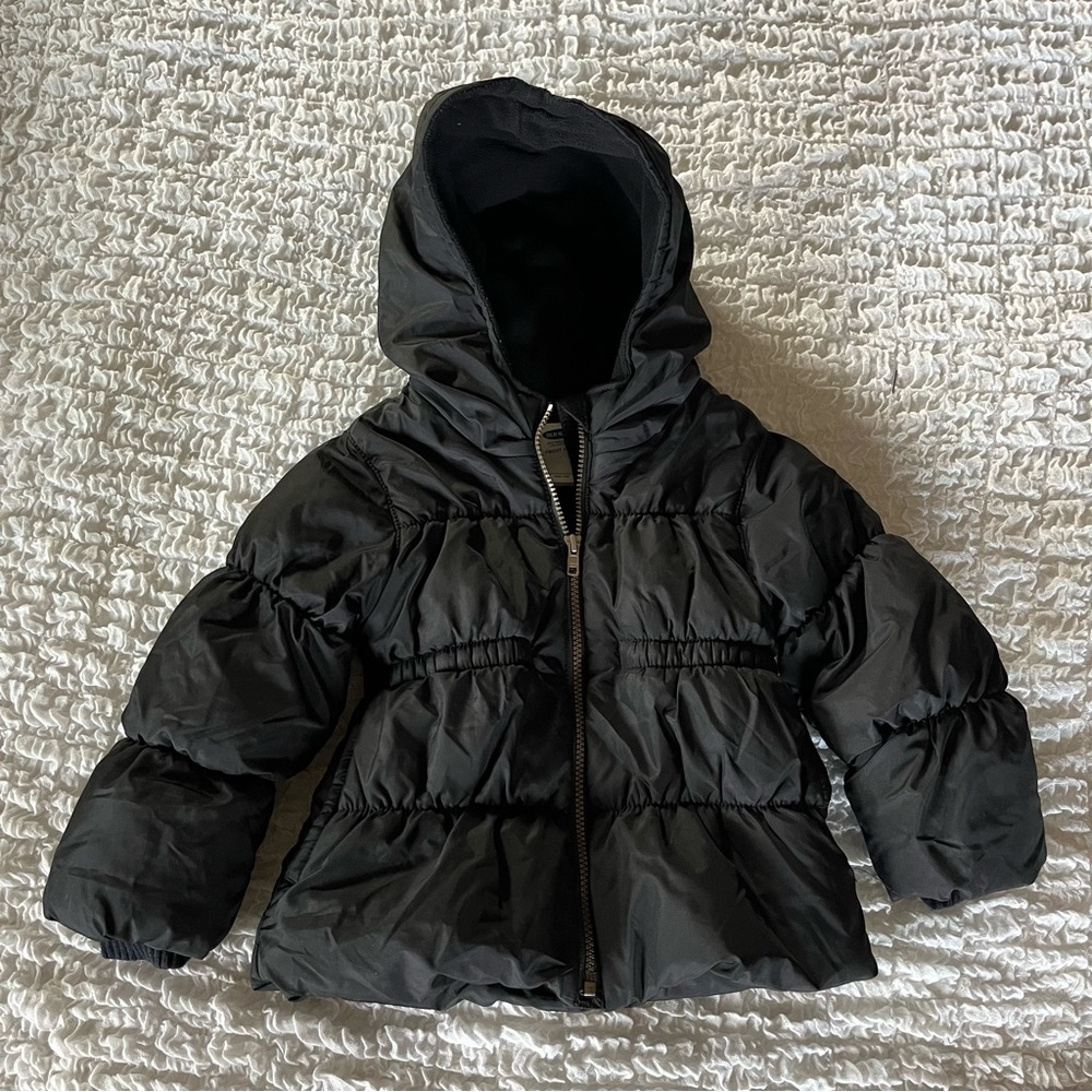 Old Navy black / dark gray girls coat